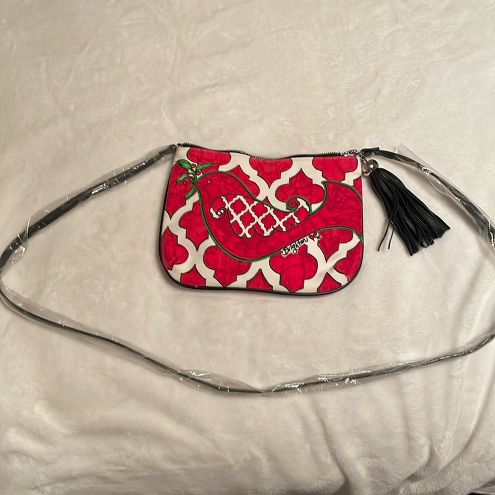 Brand new, never used. Authentic Brighton Cross-body purse.